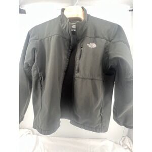 The North Face TNF Apex Men's XL Black Softshell Fleece Lined Jacket